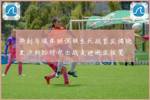 热刺与埃弗顿保级生死战首发揭晓里沙利松特尔出战麦迪逊坐板凳